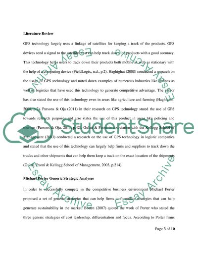 Marketing an Asset Management Company Using GPS Satellite Technology