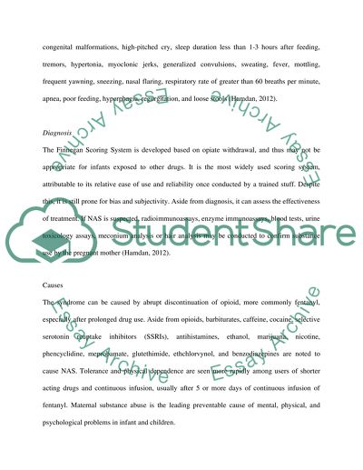 The Prevalence of Neonatal Abstinence Syndrome