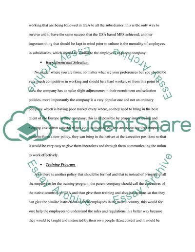 International HRM: Contemporary Issues in Europe