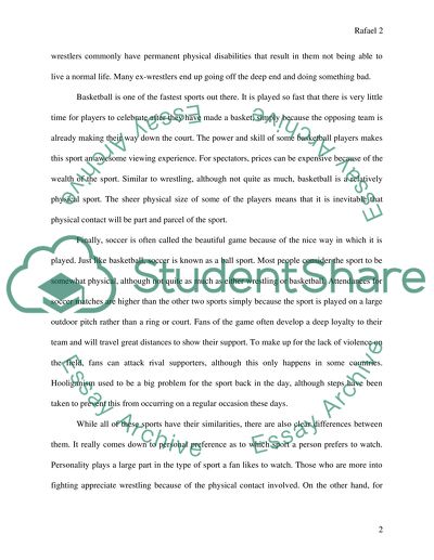 Issues on Spectator Sports