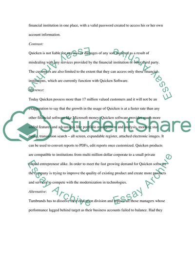 Quicken Financial Program