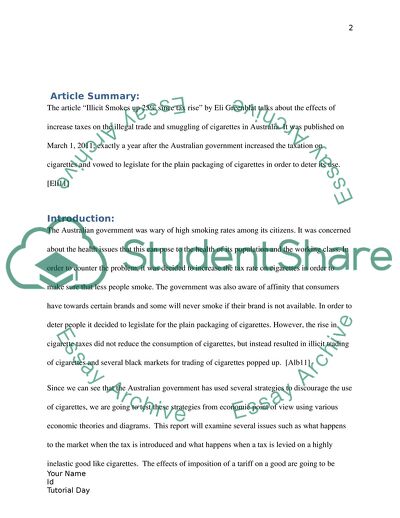 Illicit Smokes Up 25% since Tax Rise