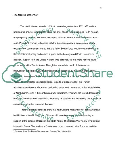 Three Years of the Korean War