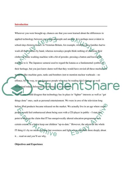 A Typical Day in My Professional Life to Appreciate the Place of IT in My Life