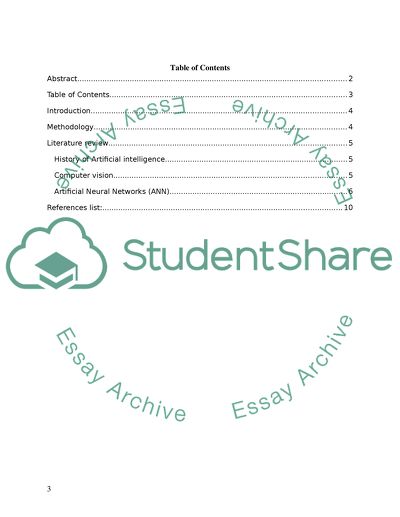 Artificial Intelligent Neural Networks