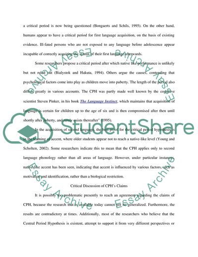 Pedagogical Implications on Second Language Acquisition