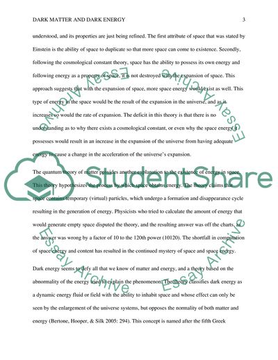 Dark Matter and Dark Energy