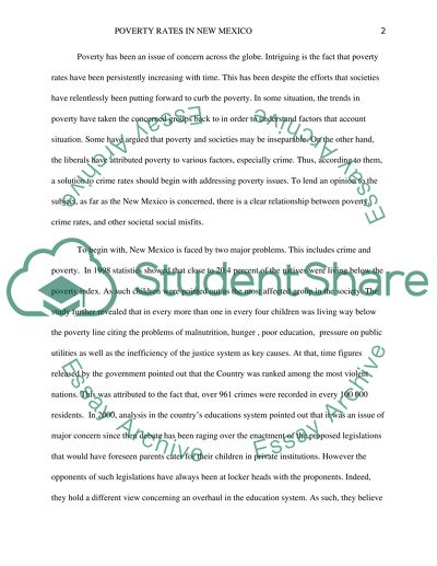 Poverty Rates in New Mexico