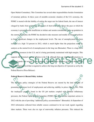 U.S. Monetary Policy and International Implications