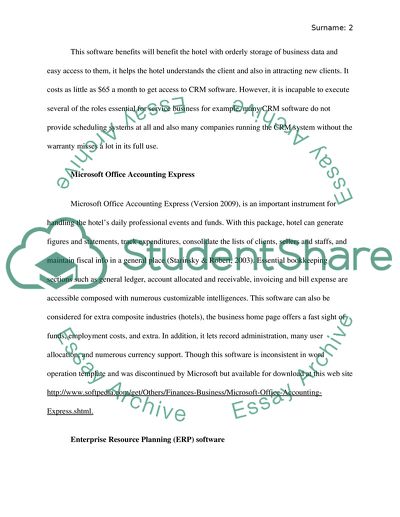 HW 2: Identify a Solution , information system