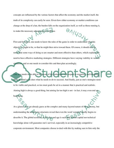 The Globalized Economy of Today