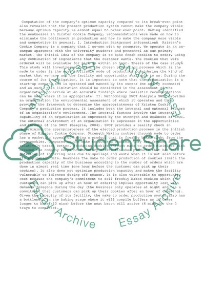 Kristen Cookie Company