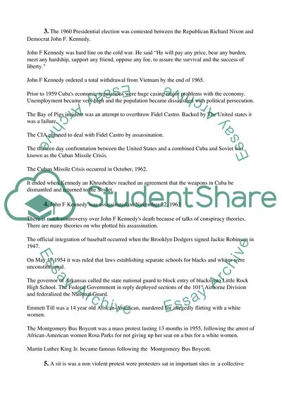 Historical Events and Personalities