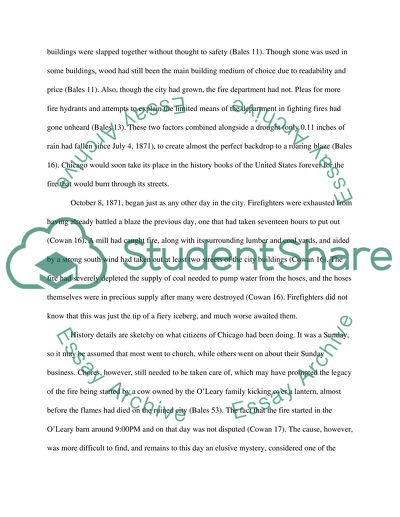 A City Ablaze: Chicago and the Great Fire of 1871