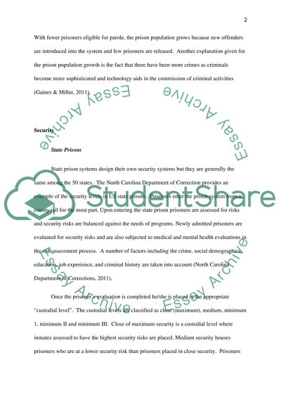 Federal Prison Comparison Pape