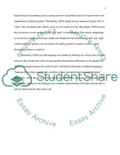 Chinese Language and thoughts