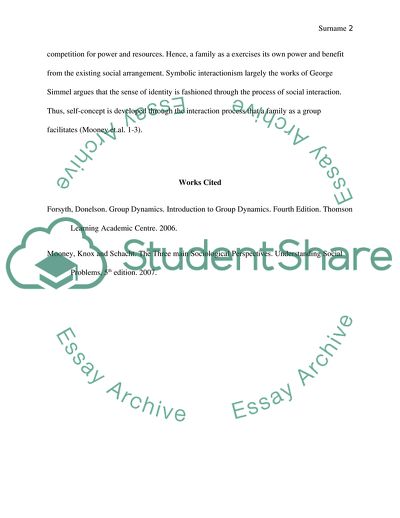 Group Dynamics and Functionalism
