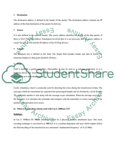 Analysis of Advanced Networks