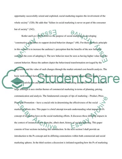 The Significance of Social Marketing