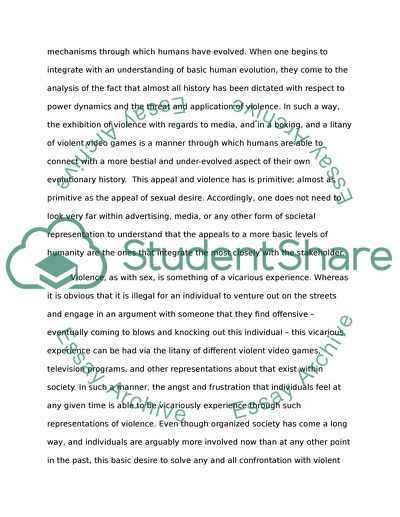 Why do we like violence