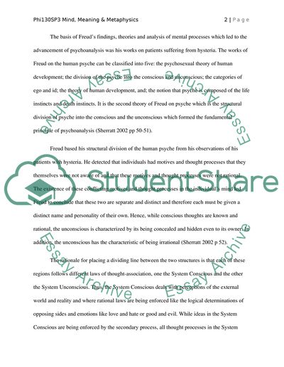 Freud and the Unconscious