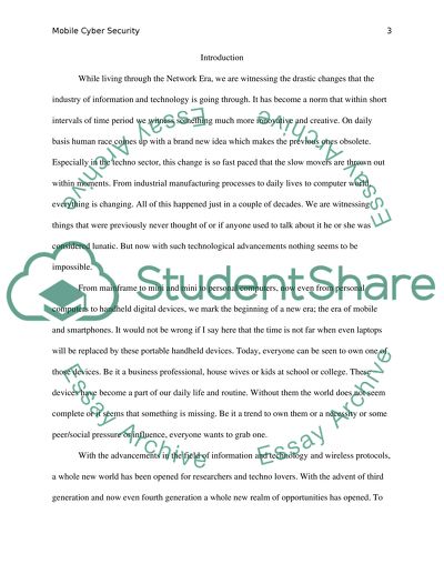 Mobile Cybersecurity