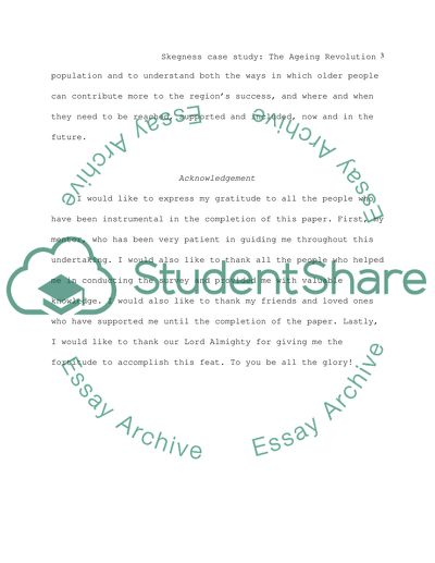 The Ageing Revolution - Skegnes