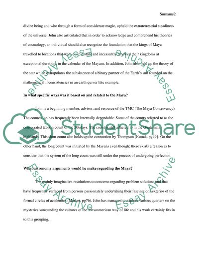 The Year 2012 Theory of John Major Jenkins