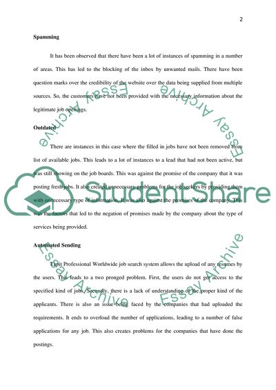 Tapit Wordlwide Professional Job Search System