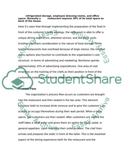 Benihana Restaurant Issues