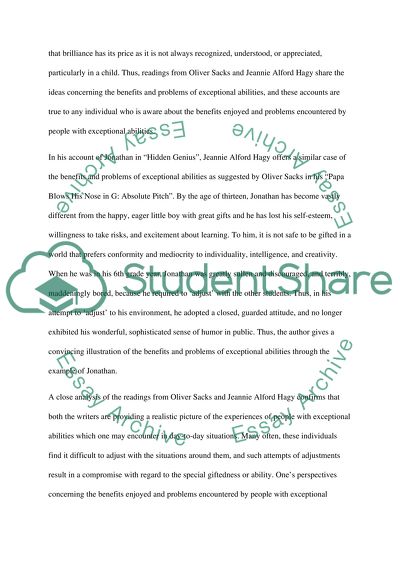 Papa Blows His Nose in G: Absolute Pitch by Oliver Sacks