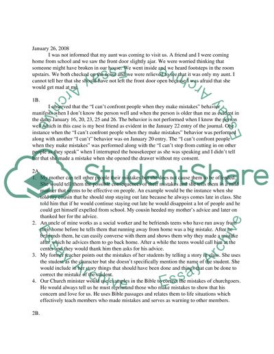 Communication behavior