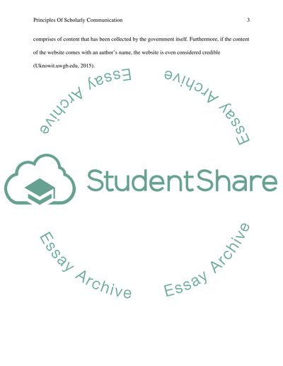 Principles of Scholarly Communication