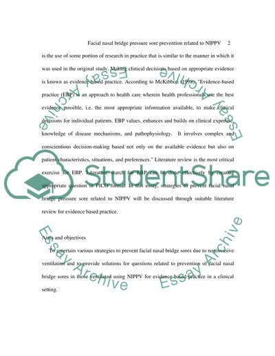 Prevention of Pressure Sores on the Front of the Head
