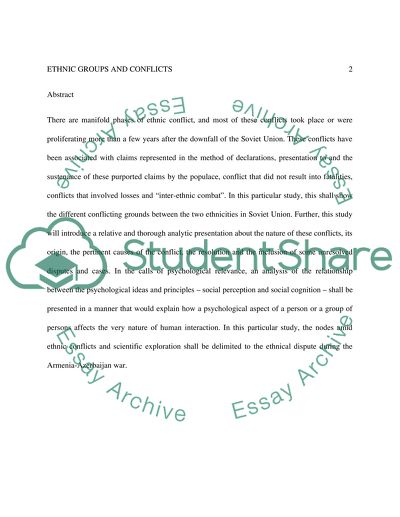 The History of Ethnic Conflicts in the Soviet Union