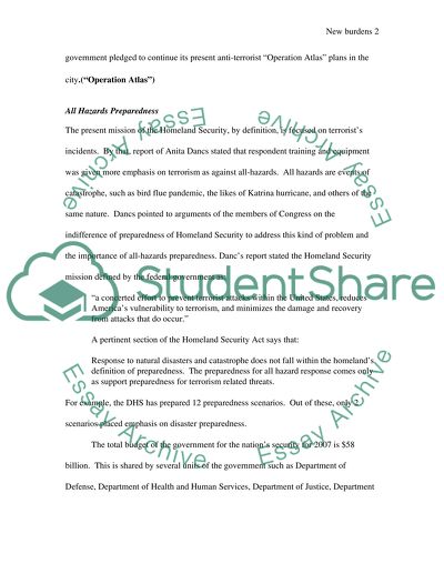 Burdens on the States