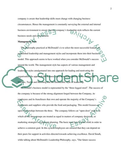 Business Management -----motivation and leadership for one of the campany