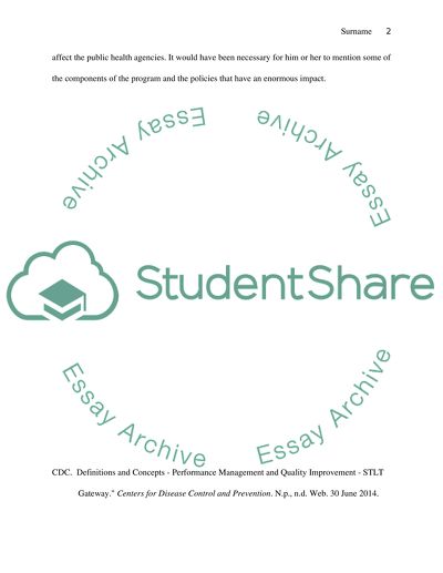 Performance Management and Quality Improvement