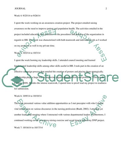 Awareness Creation Project