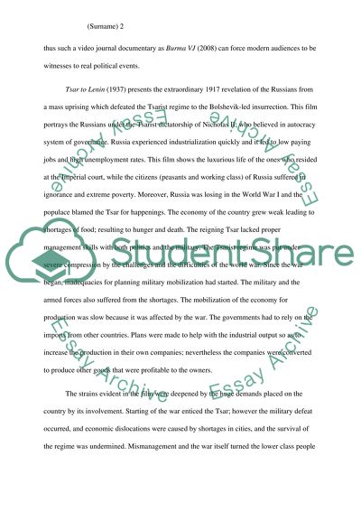 Political Documentaries