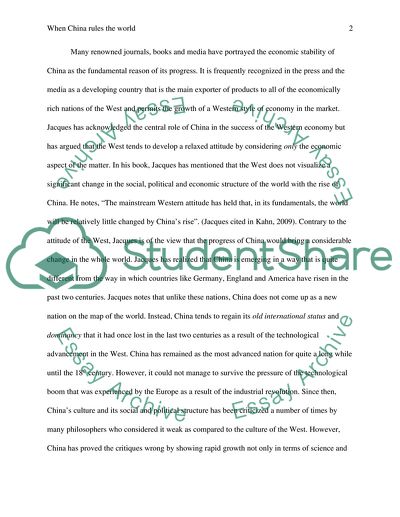 When China Rules the World by Martin Jacques