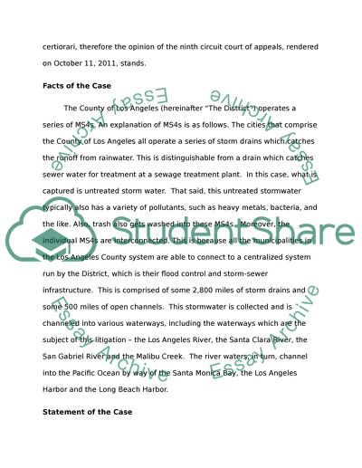 Environmental Law Problem