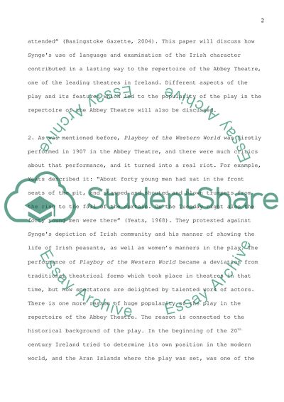 Playboy of the Western World by J.M. Synge