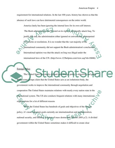 An American Empire Is Better than Its Alternatives