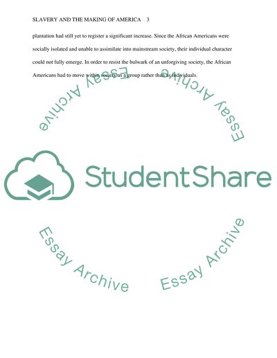 Slavery and the Making of America