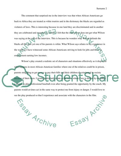 Visual Arts and Film Studies - Film Fences