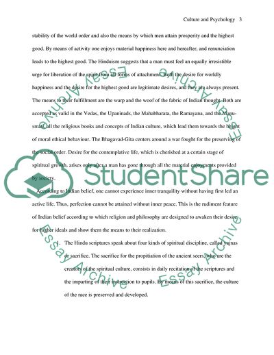 Culture and psychology