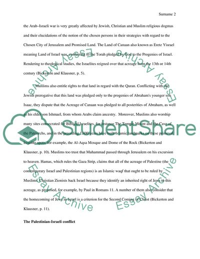 Contemporary Conflict in the Middle East