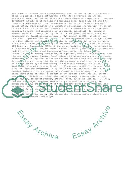 Political Issues in Emerging Economies