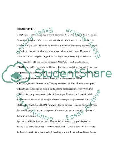 Diabetes Nutrition Therapy